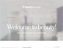 Tablet Screenshot of beautylounge-bs.de